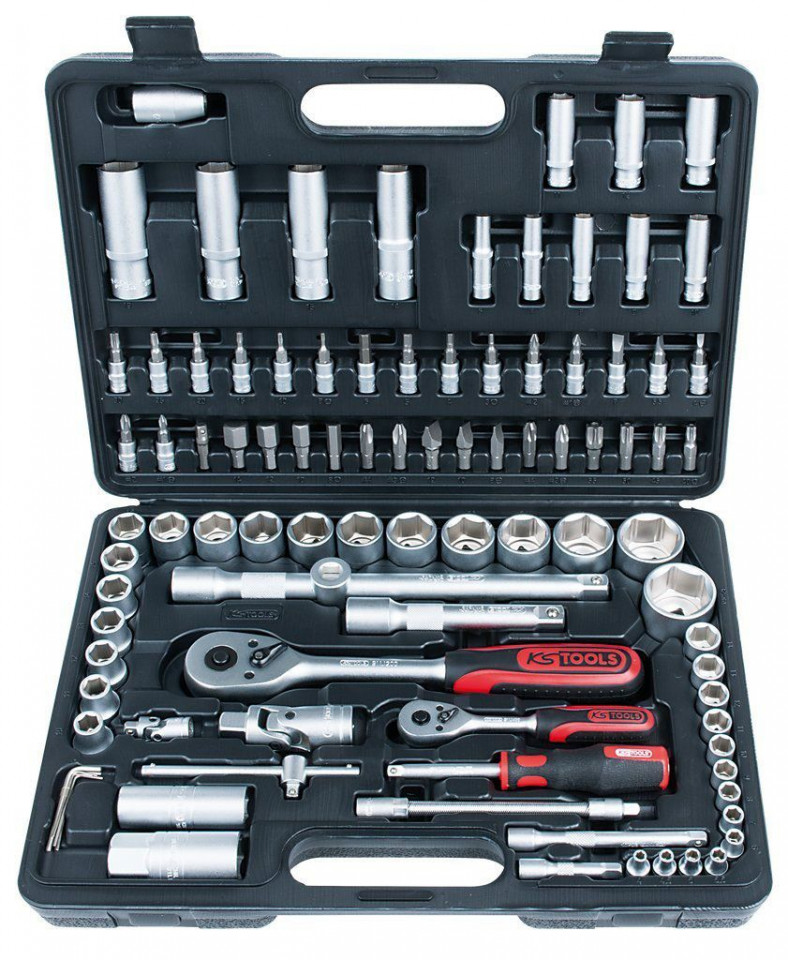 Set chei tubulare CLASSIC 1/4"+1/2", 96 de piese