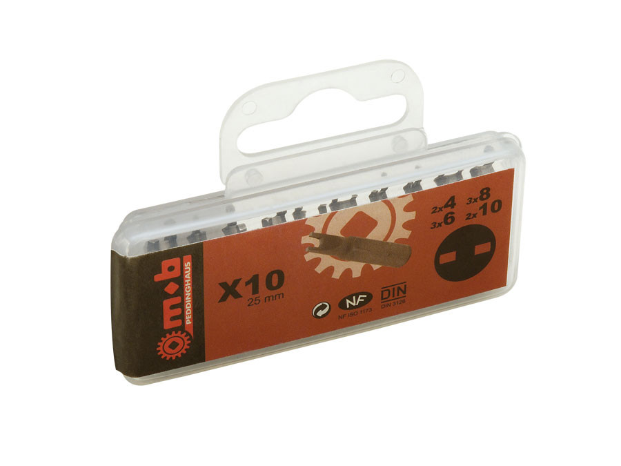 Set MOB 10 bituri pentru locas Spanner 1/4” - 1/4"