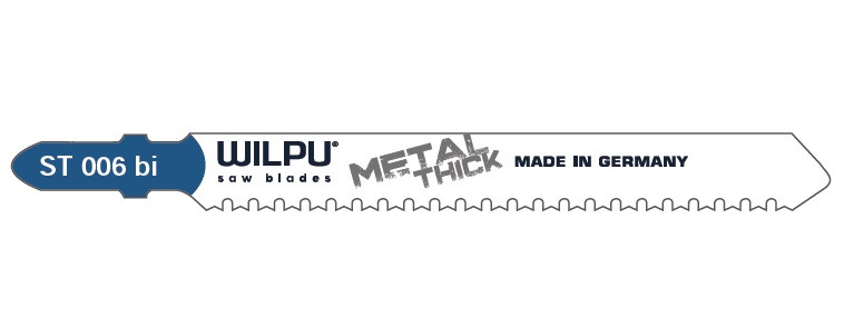 ST 006 BI Panza Bi-Metal pentru fierastrau vertical, prindere T, multimaterial / 2 bucati, DIM 100 x 9.8 x 1.0 mm