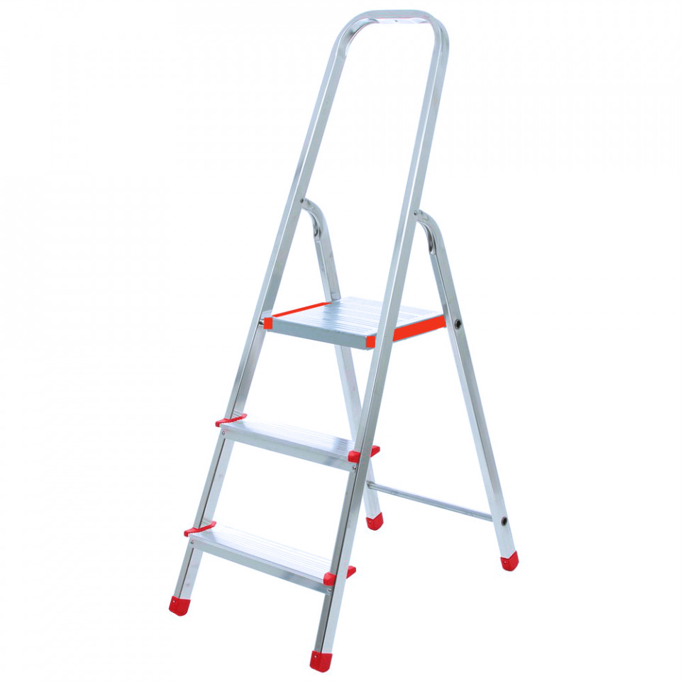 STR0103 Scara aluminiu 3 trepte, 111cm pentru interior