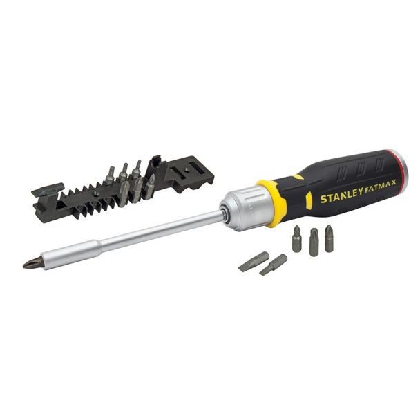Surubelnita standard cu clichet si 12 biti Stanley FATMAX FMHT0-62690