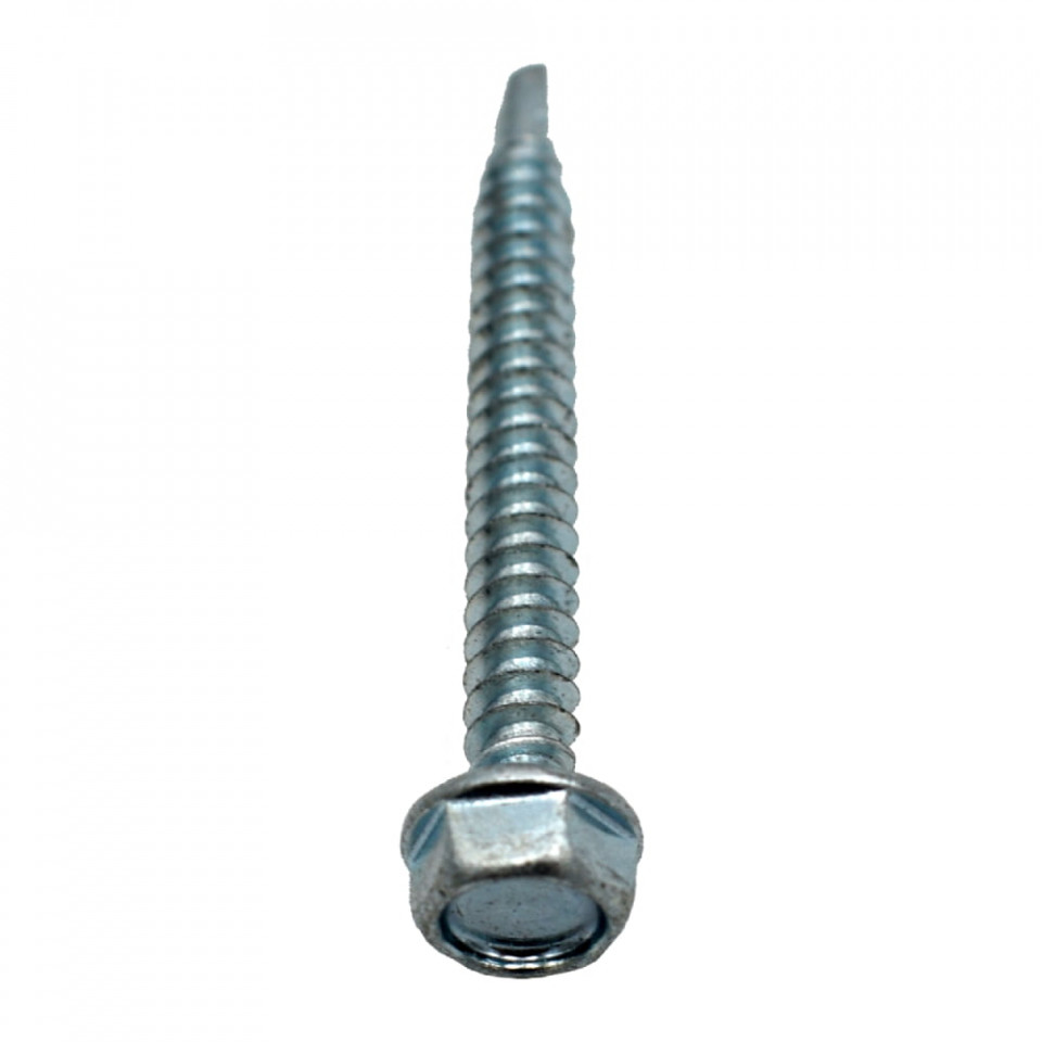 Vite Autoperforante Testa Esagonale Finta Rondella Zincato