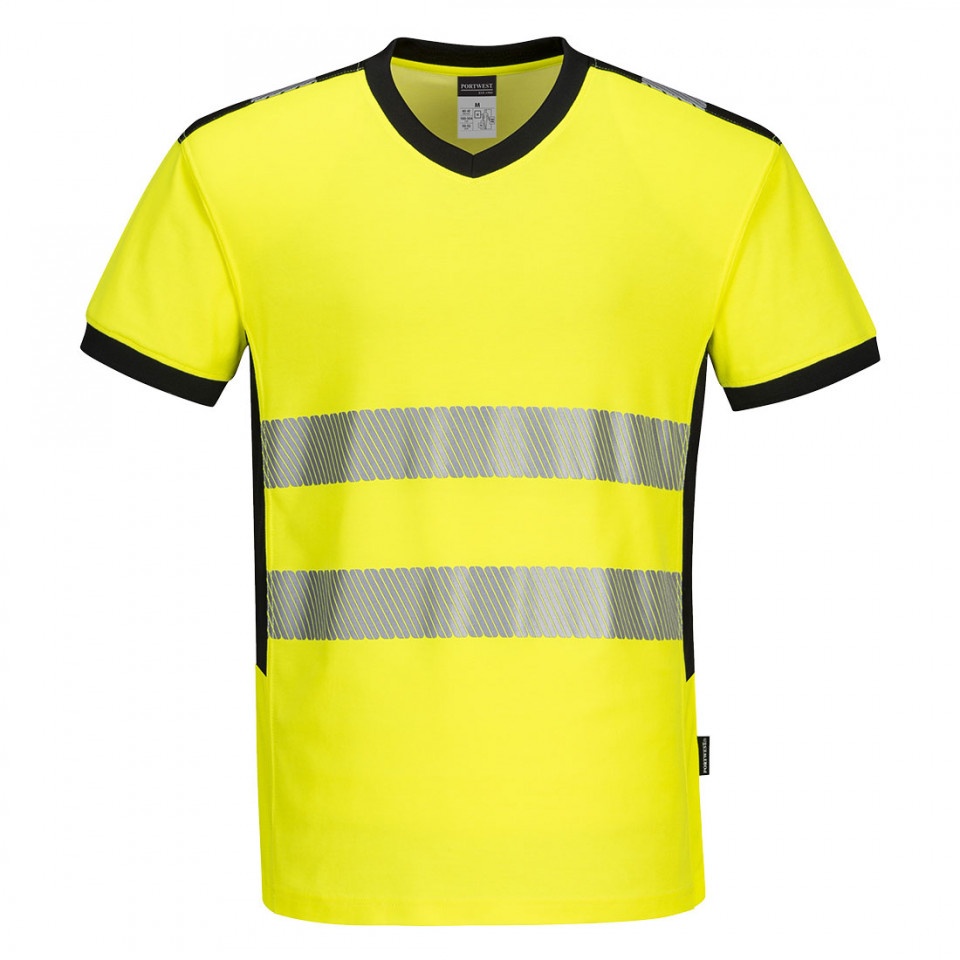 Tricou HiVis în V PW3 PW310