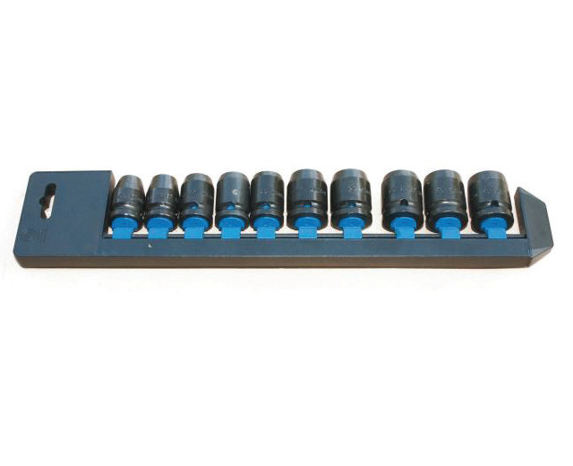 Trusa 10 piese OZAT capete tubulare de impact scurte 1/2" 10-19mm