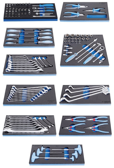 1000ak3 Set scule 131 piese in module SOS - 612479