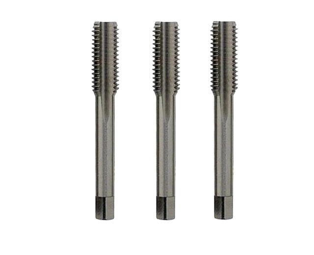 9511011 Tarozi pentru filetare manuala, filet BSW, similar DIN 352, HSS-G, 3 buc/set, DIM 3/8"
