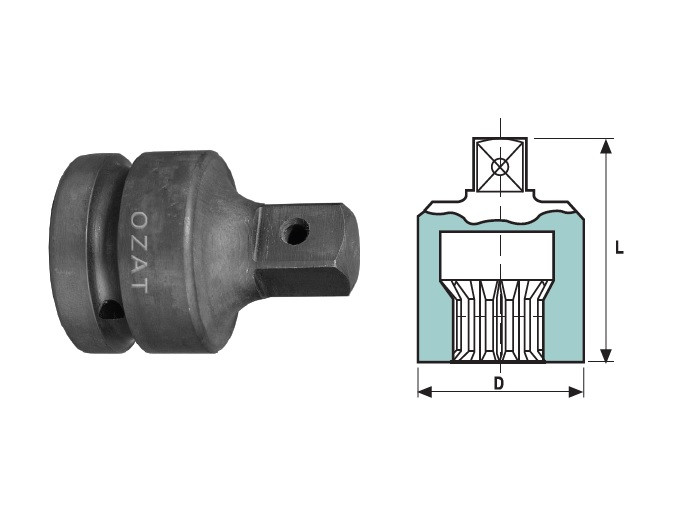 Adaptor de impact mama-tata 5 SPLINE 5 Spline