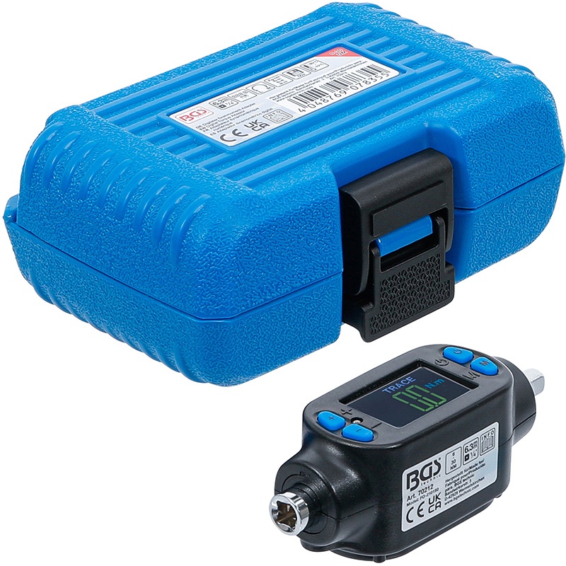 Adaptor dinamometric digital, 1/4", 6-30Nm, BGS