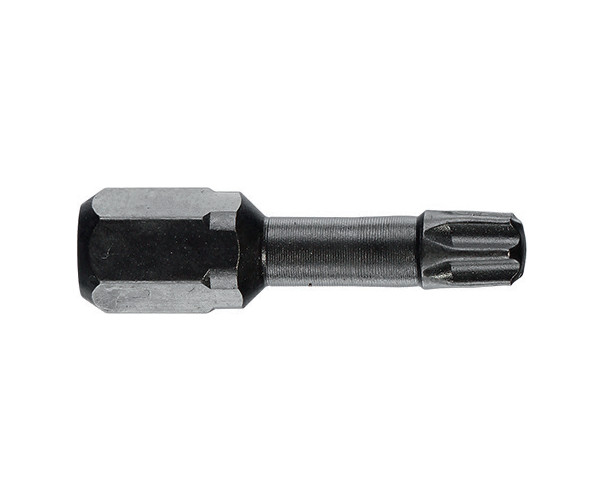 Bit IMPACT TORSION 1/4" DIN/ISO 1173 - Forma C 6,3 profil TORX, L 30, DIM TX 25