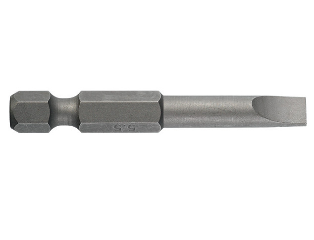 Bit TORSION 1/4" DIN/ISO 1173 Forma E 6,3 - profil lat, DIM 0,6x3,5, L 50 mm