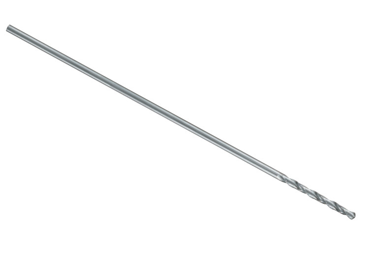 Burghie cilindrice, extra lungi pentru metal NAS 907, HSS, tip N 3,2x43x307 mm