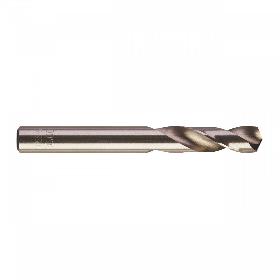 Burghie scurte MILWAUKEE HSS Ground pentru metal - DIN 1897 Ø 10x43x89 mm - set 5 buc