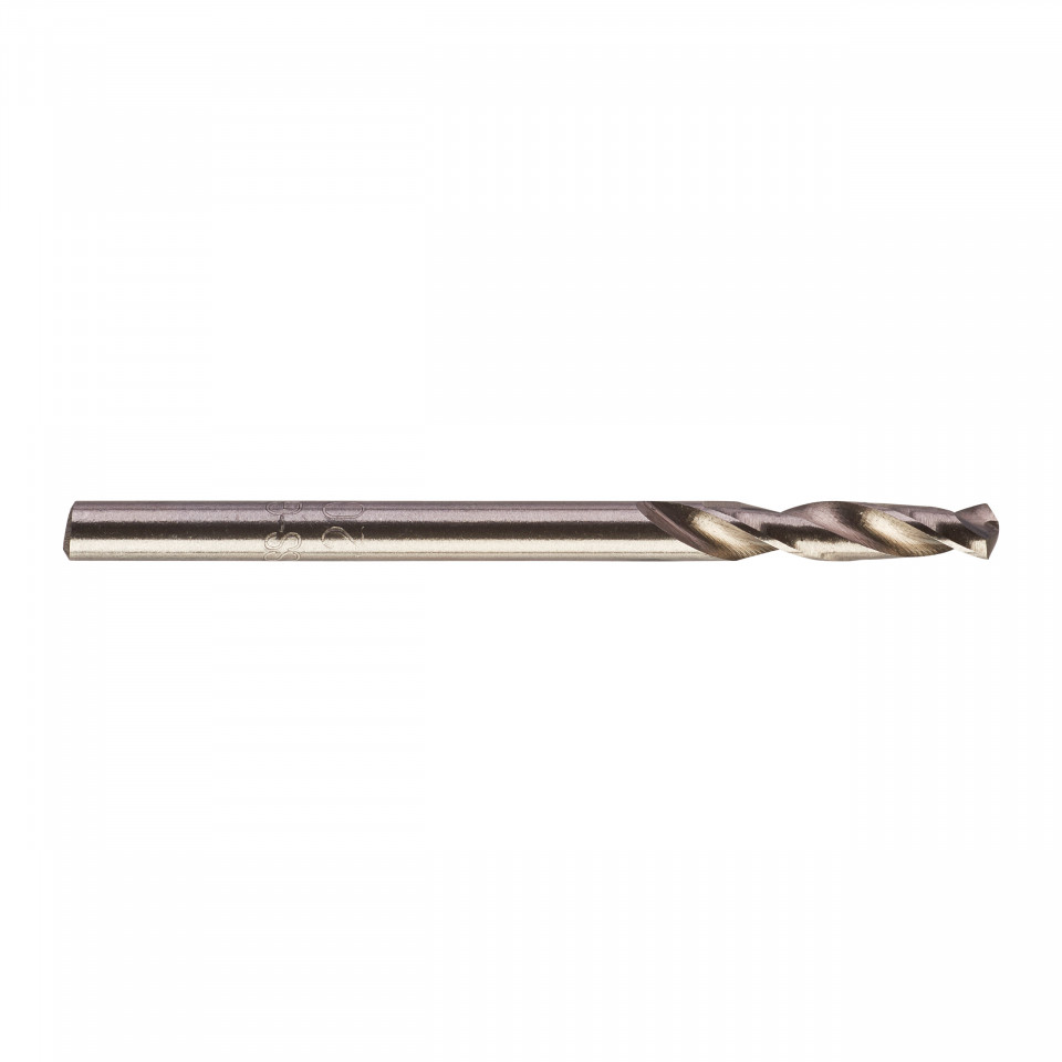 Burghie scurte MILWAUKEE HSS Ground pentru metal - DIN 1897 Ø 3.2x18x49 mm - set 10 buc