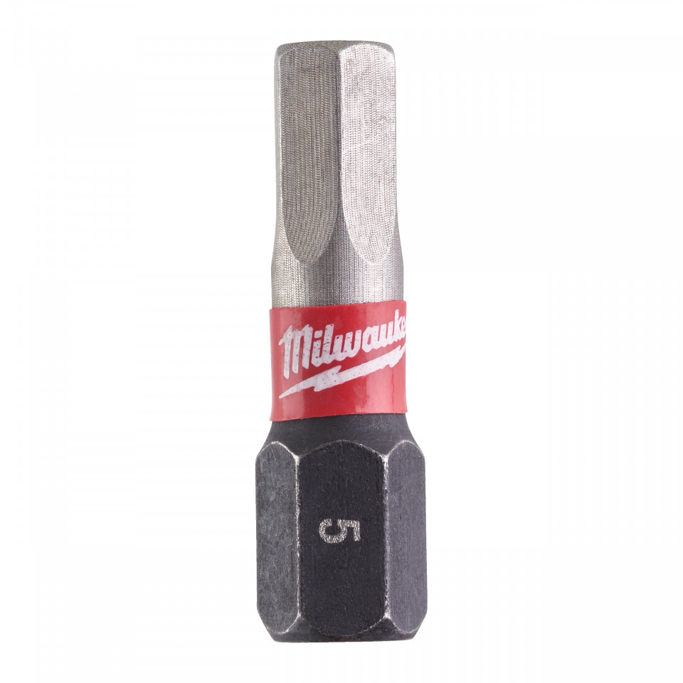 Cap surubelnita Hexagon (HEX) Milwaukee SHOCKWAVE (Tip: Hex 5 mm) - set 2 buc