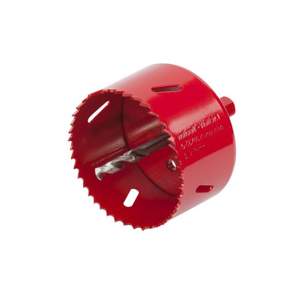 Carota bimetal Wolfcraft 5475000, diametru D 74 mm, adancime de taiere 40 mm