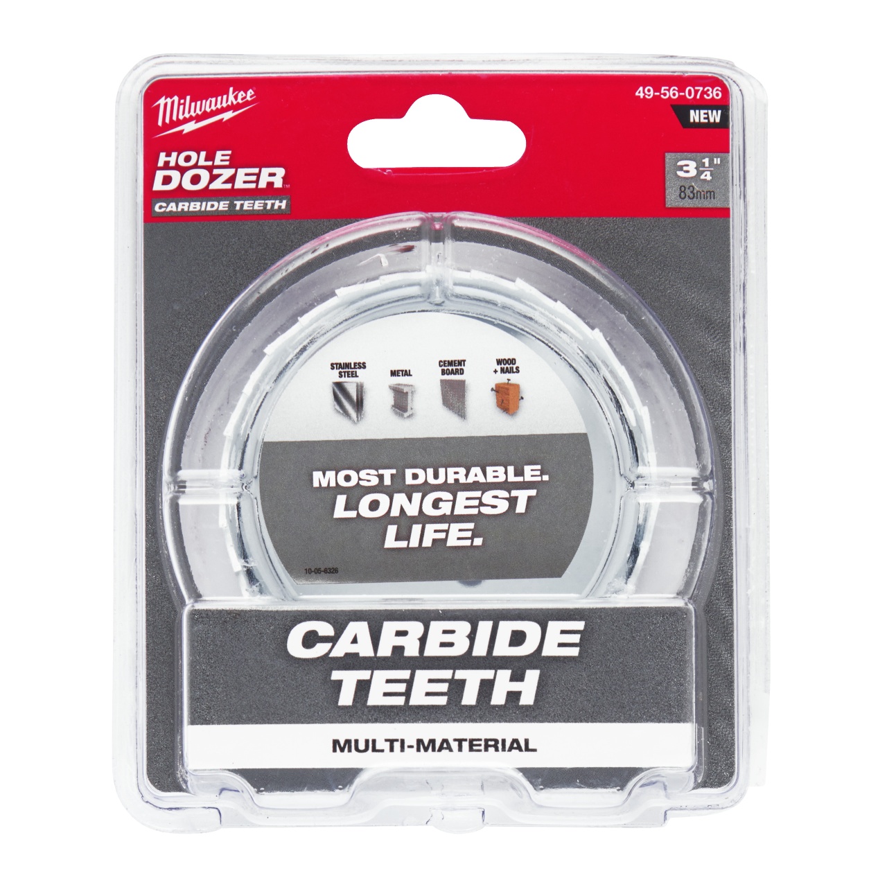Carote HOLE DOZER™ cu dinți din carbură 83 mm