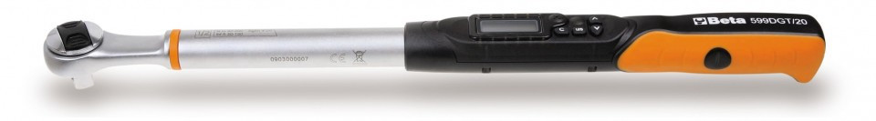 Cheie dinamometrică electronică cu clichet reversibil 599DGT/20, 40-200 Nm, portscula 1/2"
