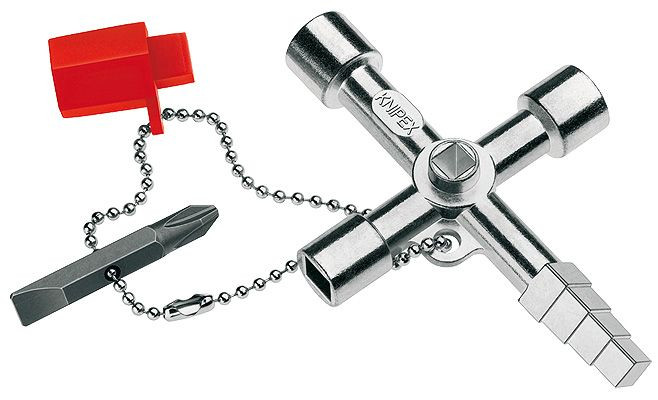 Cheie profesională pentru sisteme de închidere uzuale KNIPEX 5-10 mm