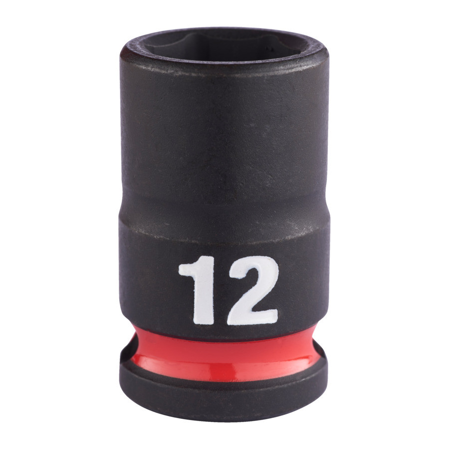 Cheie tubulară de impact MILWAUKEE SHOCKWAVE™ IMPACT DUTY, 3/8" IMPACT SOCKET STD 12mm L32mm
