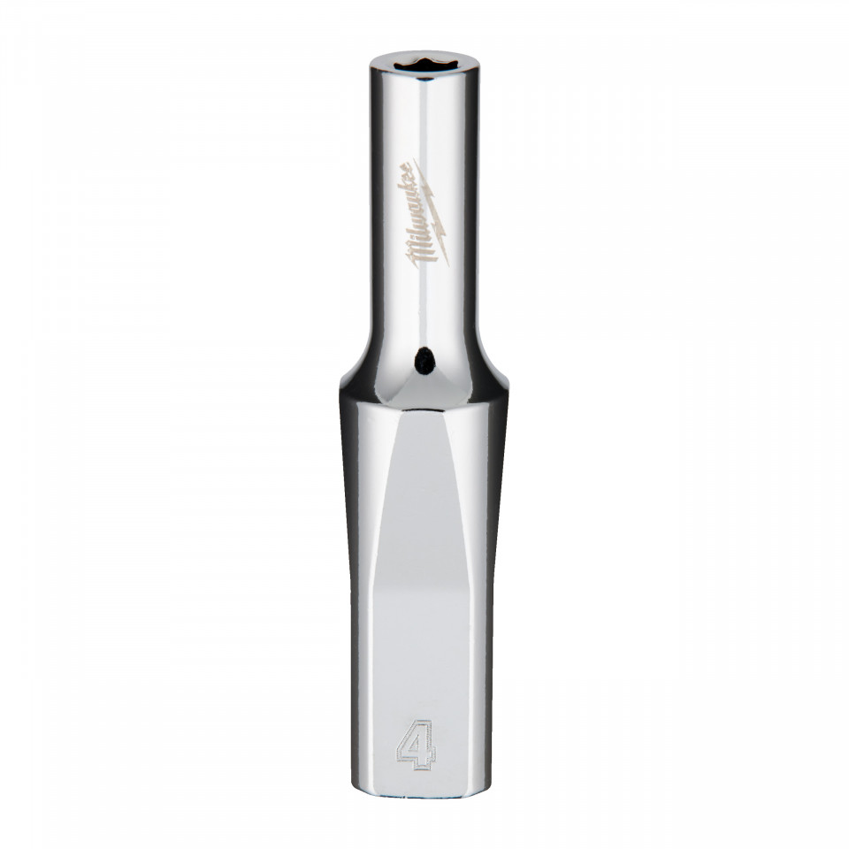 Cheie tubulară Milwaukee 1/4, sistem metric, 4mm, lungă