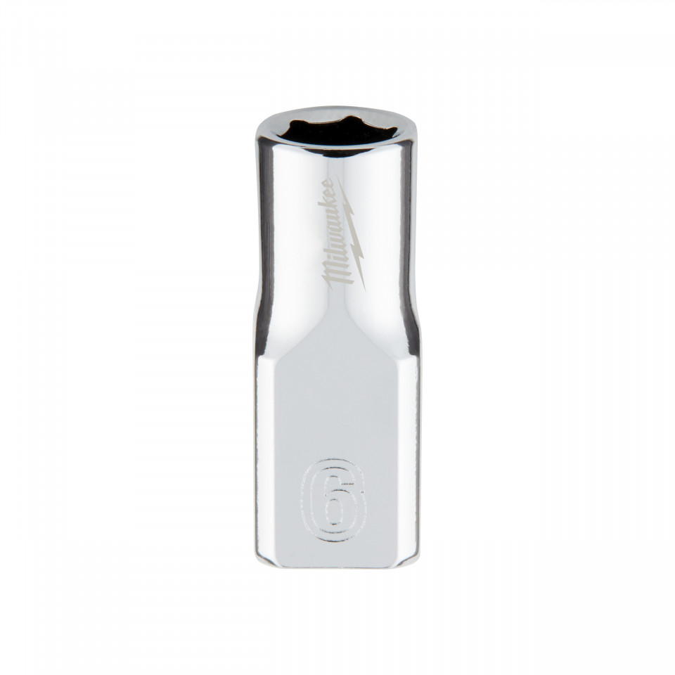 Cheie tubulară Milwaukee 1/4, sistem metric, scurtă - 6mm