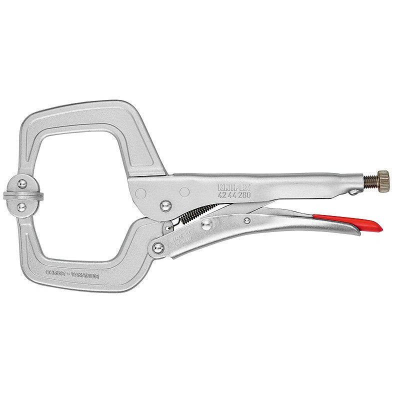 Cleste autoblocant pentru sudura, falci mobile, KNIPEX, 90 mm, 280 mm