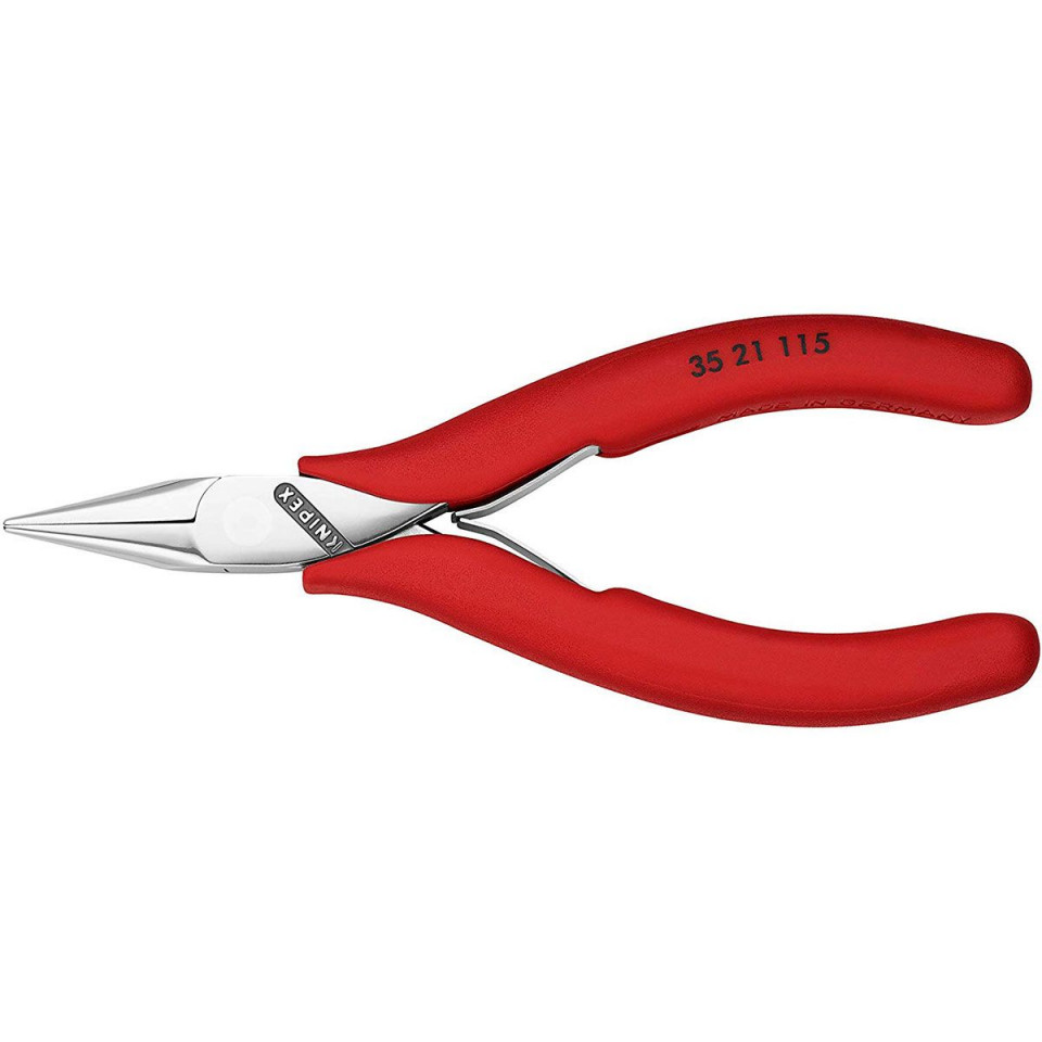 Cleste electronica, cioc semirotund, KNIPEX, 115 mm
