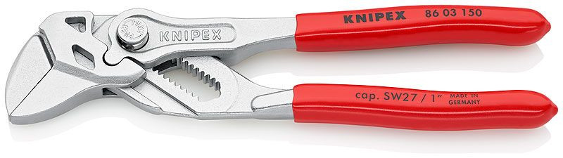 Cleștele-cheie KNIPEX, clește și cheie într-o singură unealtă, 150 mm