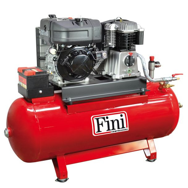 Compresor de aer Fini BK 119-270F-10_Diesel, 270 l, 10 CP, 10 bar, 945 l/min