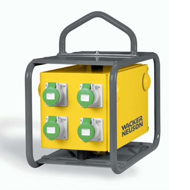 Convertizor electronic de frecventa si tensiune Wacker Neuson FUE10/250/200, stationar, cu reglare de frecventa infinit variabila pentru functionare pe conexiuni trifazice de 250 V, curent iesire 25 A