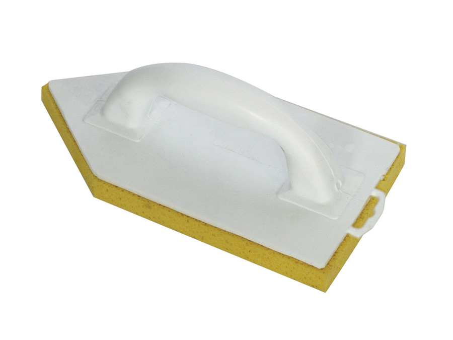 Drișcă PVC monobloc cu vârf și bază poliuretanică galbenă - 14×27