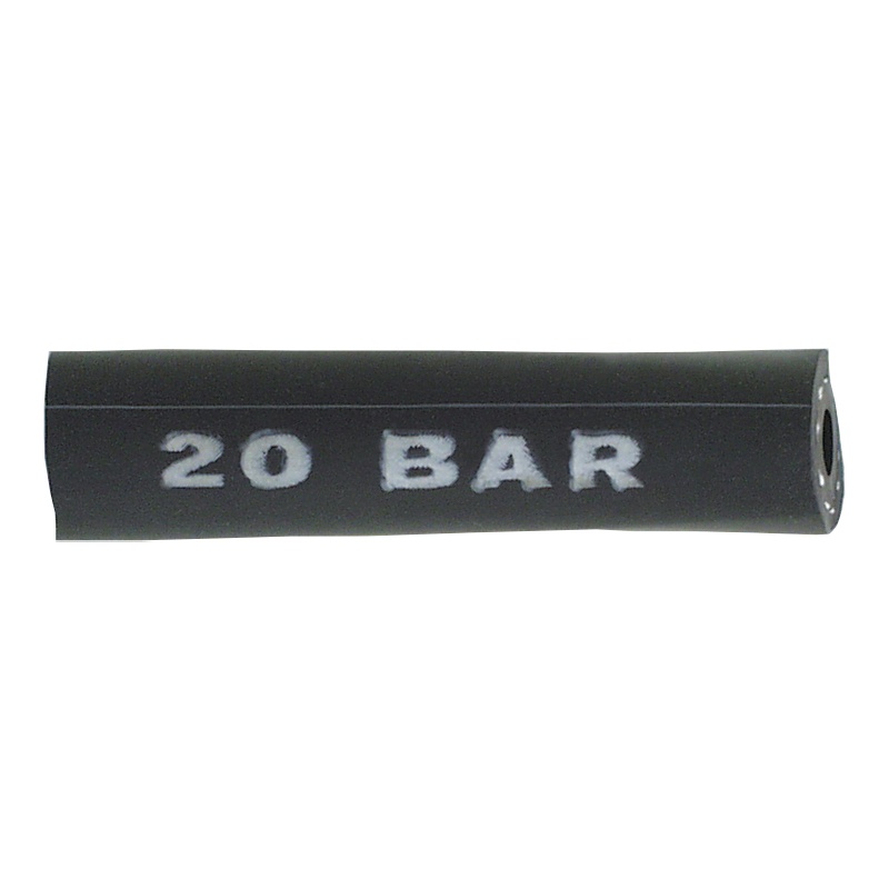 Furtun PVC flexibil cu insertie negru 6x14 mm, tip 1130/1