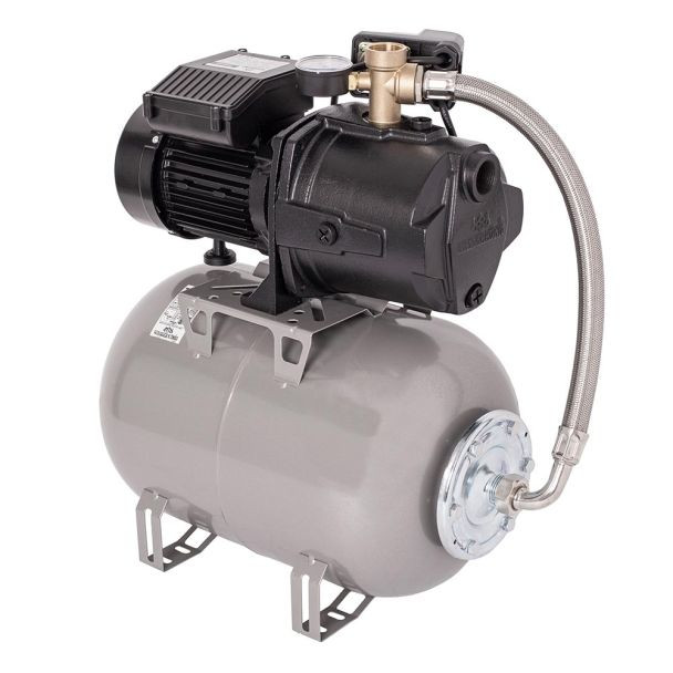 Hidrofor cu pompa autoamorsanta Wasserkonig WSK4044-25, corp fonta, putere 850 W, debit 4020 l/h, inaltime refulare 44 m, vas de expansiune 24 litri