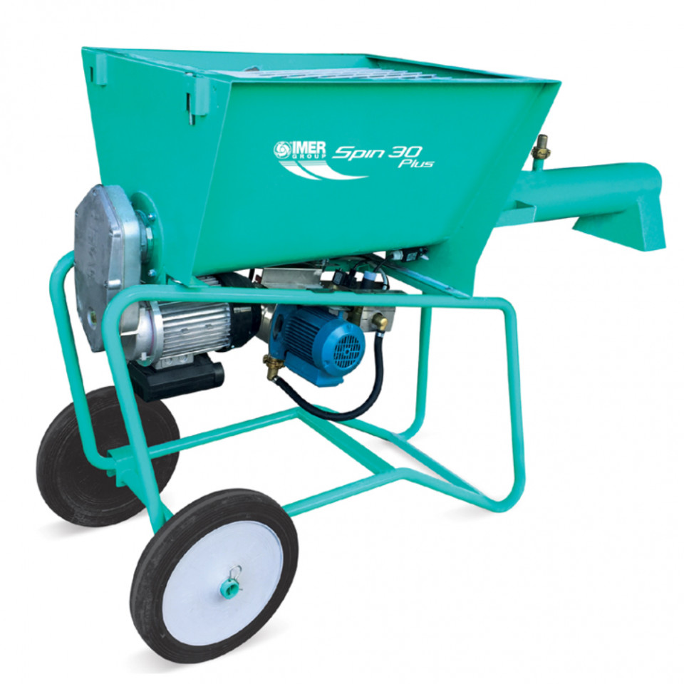IMER, Malaxor Spin 30 Plus, capacitate 110 l, motor 230V, 2.2 kW, randament efectiv 30 l/min