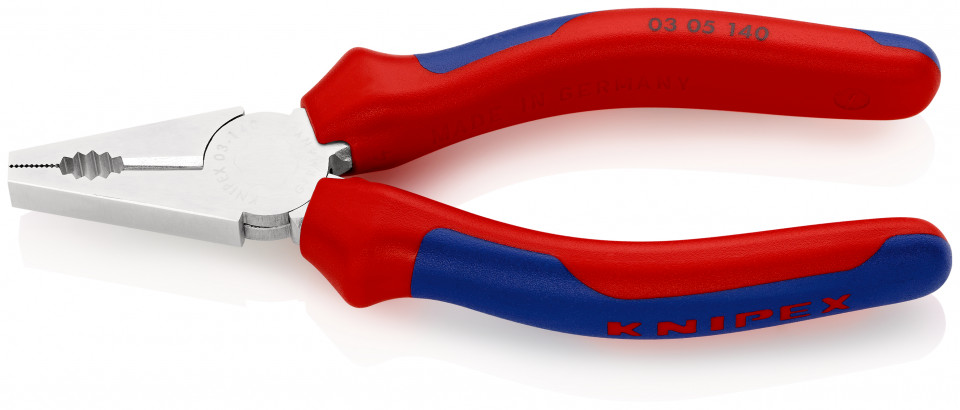 KNIPEX 03 05 140 Patent combinat cu manşoane multicomponent cromat 140 mm