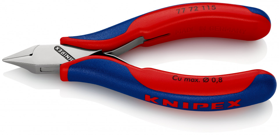 KNIPEX 77 72 115 Șfic pentru instalații electronice cu manşoane multicomponent 115 mm