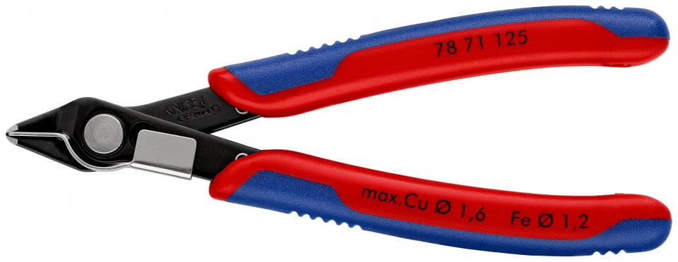 KNIPEX 78 71 125 Electronic Super Knips® cu manşoane multicomponent brunat 125 mm