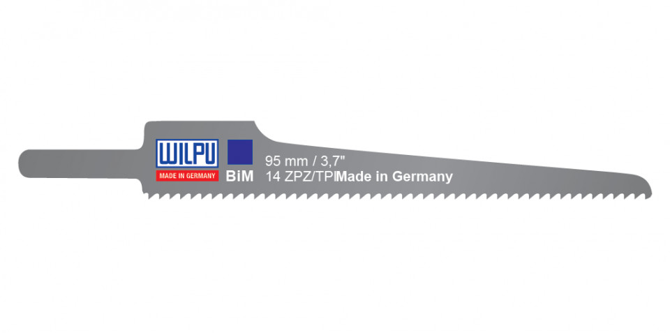 LS 2014 Panza sabie pentru masini pneumatice, pentru materiale sandwich / 5 bucati, DIM 95 x 12.3 x 0.63 mm