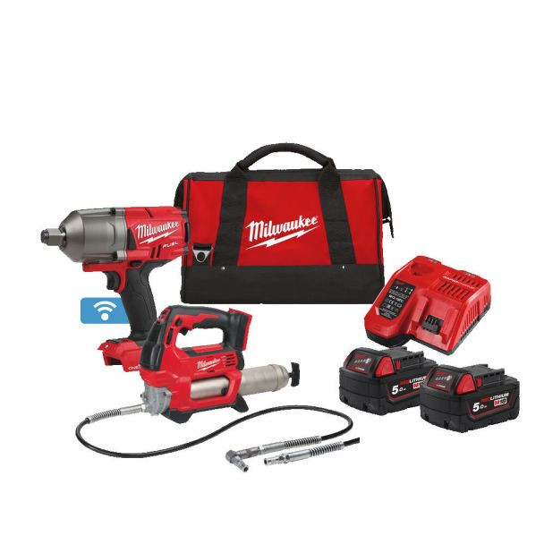M18 ONEPP2Q-502B, 2 scule, 2 baterii, 1 incarcator, 1 geanta