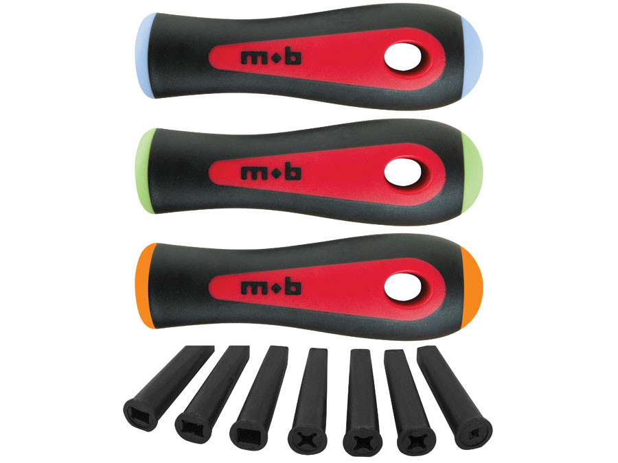Maner pentru pile si raşpele - MOB Insert: E10; R06; R08 - 112 mm
