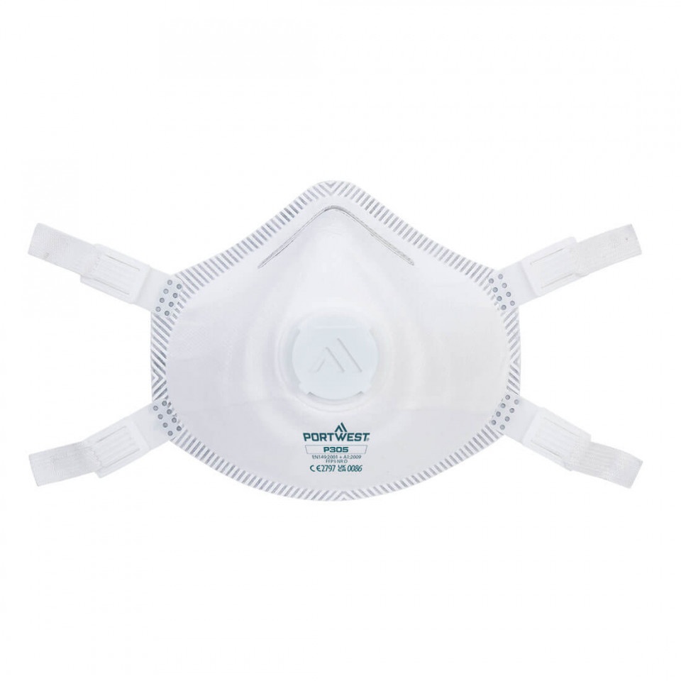 Masca Premium FFP3, pachet 5 buc, culoare Alb P305