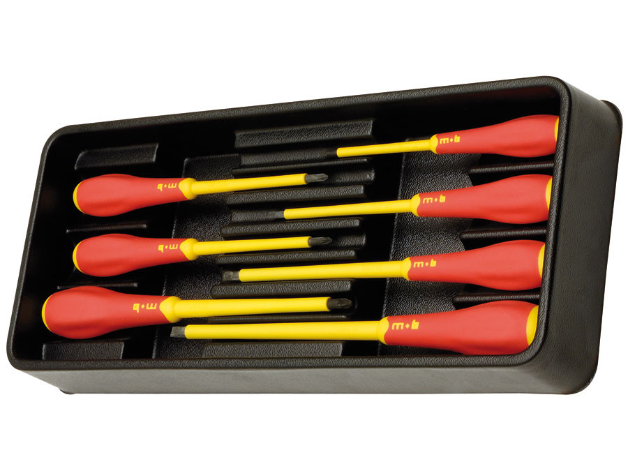 Modul MOB PVC cu 7 surubelnite VDE-1000V bimaterial - 7 scule