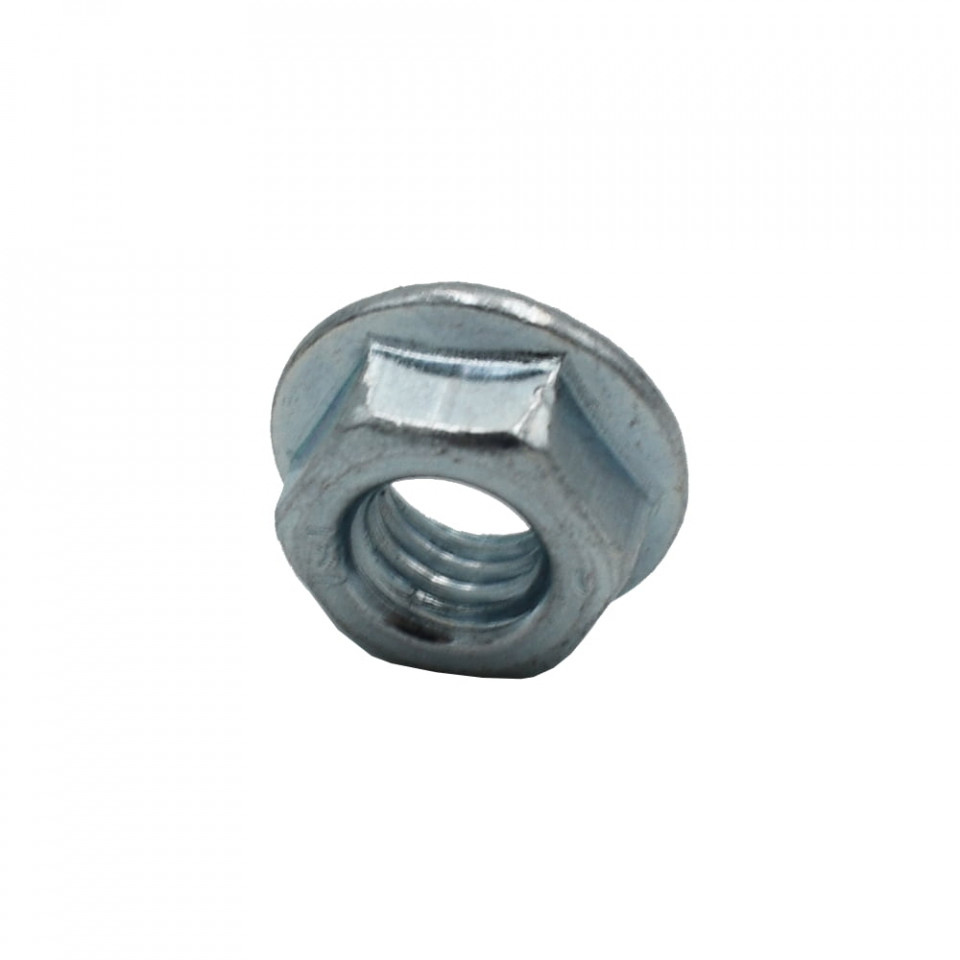 Piulite hexagonale cu flansa DIN 6923 GR 8 ZN, M6, 200 bucati