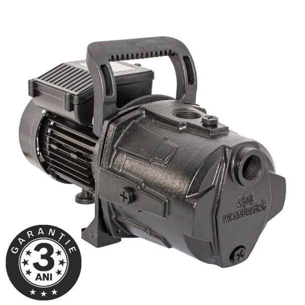 Pompa autoamorsanta de gradina Wasserkonig WSKG4546, fonta, putere 950 W, debit 4440 l/h, inaltime refulare 46 m