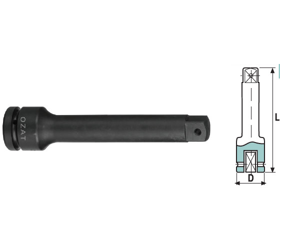 Prelungitor de impact OZAT 3/4" 3/4" L75mm