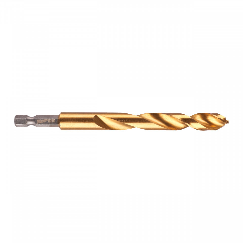 RED HEX - Burghie SHOCKWAVE™ HSS-Ground Titan pentru metal Milwaukee Ø 10.2x77x121 mm - blister 1 buc