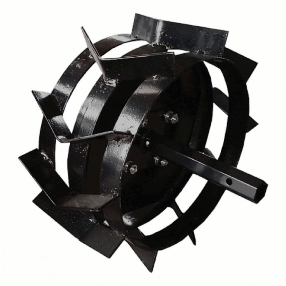 Roata metalica 5.00-12 include tub hexagonal Ø32mm Bisonte
