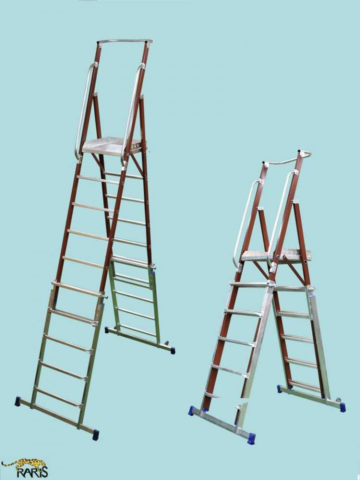 Scara platforma RARIS, electroizolanta, fibra sticla, inaltimea reglabila, tip SMIRE