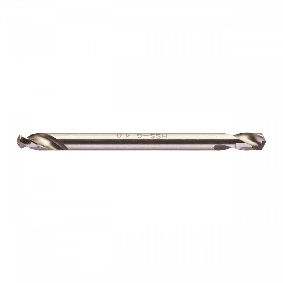 Set 10 burghie HSS Ground pentru metal cu două vârfuri MILWAUKEE Ø 4x14x55 mm