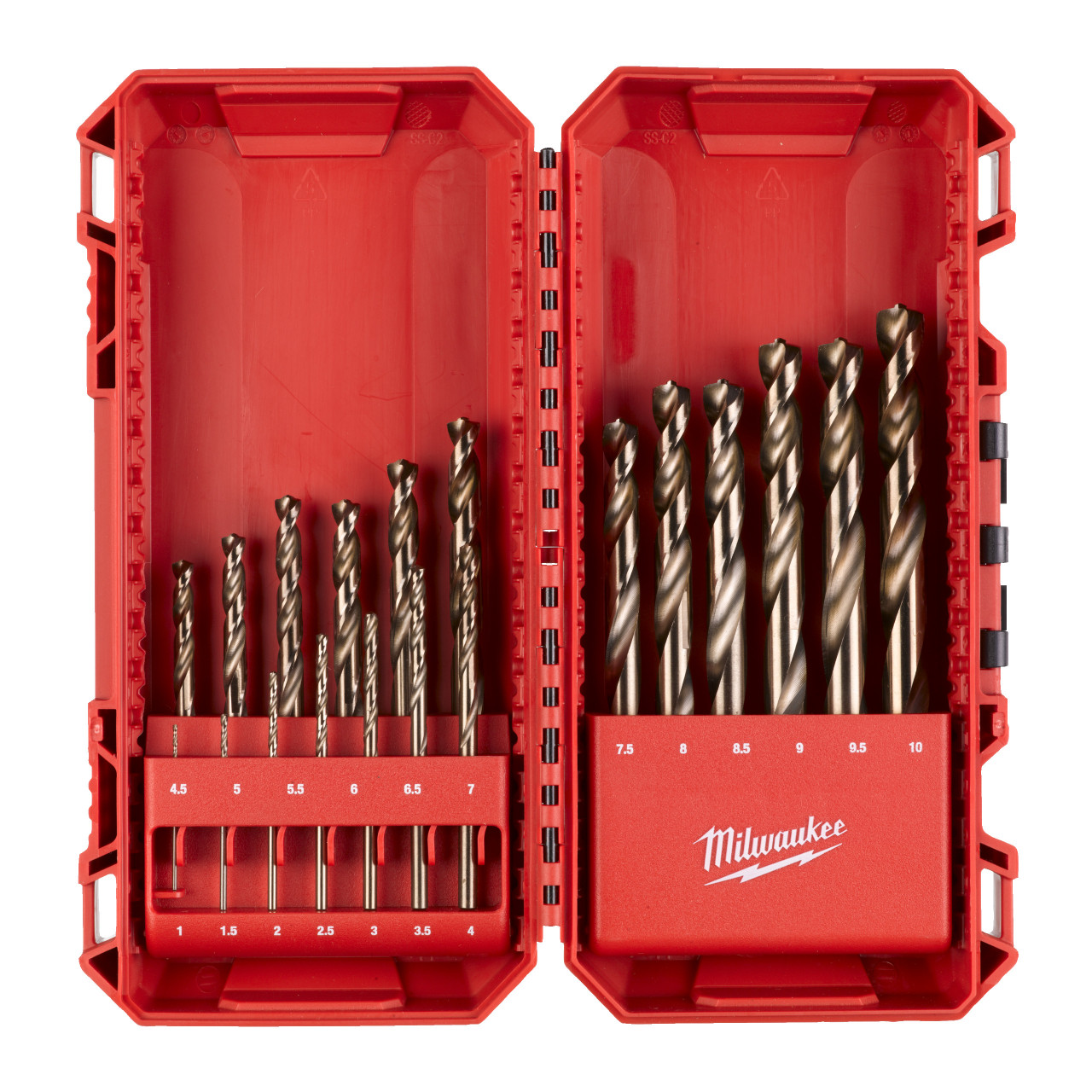 Set 19 Burghie metal HSS-CO 1-10 mm